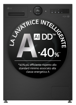 LAVATRICE LG F4X7013TBB 13 KG NERA (A-40%)